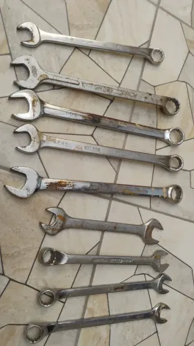 Chaves de polegadas para mecânico ou quem quer ter ferramentas