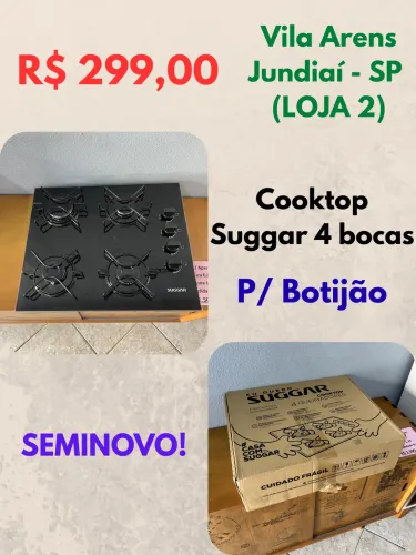 Cooktop Suggar 4 bocas