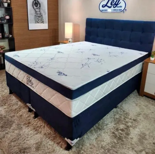 Cama box queen Isofort luxo molas ensacadas disponíveis 