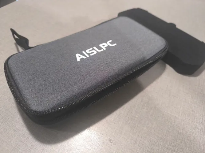 console portátil aislpc rg52mini (demorando para inicializar, necessita manutenção) + case