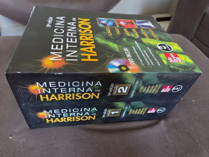 Livros Medicina Interna Harrison 18°Ed volume 1 e 2. 