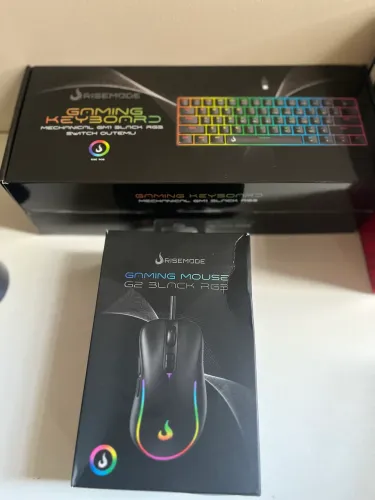 KIT TECLADO E MOUSE GAMER RISE MODE