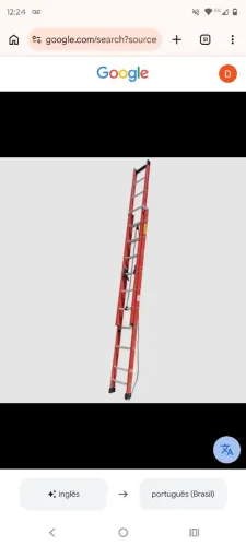 Escada de fibra de 6mtr