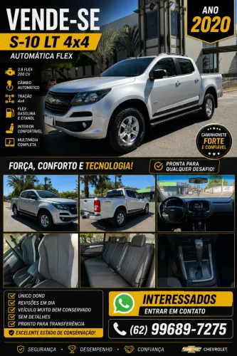 Chevrolet S10 Pick-up LT 2.5 Flex 4X4 CD Aut. 2020