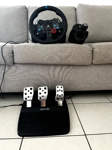 Volante Logitech G29 Completo com câmbio manual