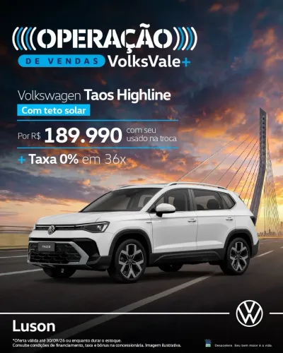 Volkswagen Taos Highline 1.4 250 TSI Flex AUT 2026