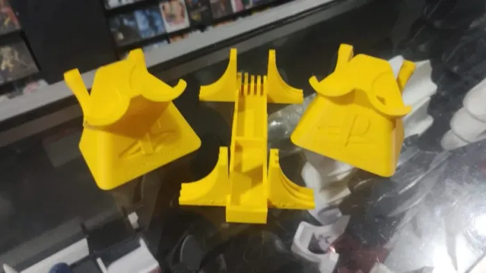 IMPRESSÃO 3D DE SUPORTE PRA PS2 SLIM E SUPER SLIM VÁRIAS 100 AS 4 PEÇAS 80 AS 3