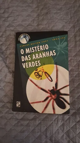 Livro O mistério das aranhas verdes - Carlos Heitor Cony, Anna Lee
