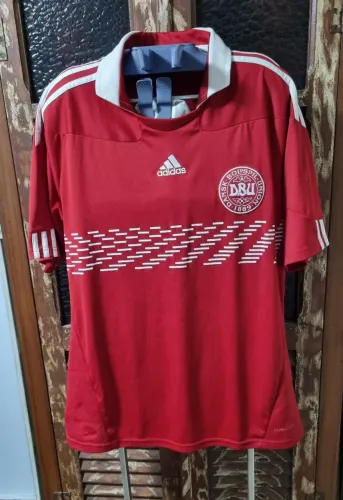 Camisa Dinamarca Adidas 2010 Oficial de Época
