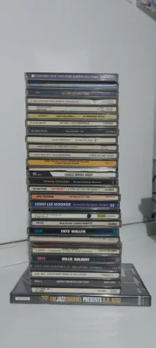 Lote 27 Cds 1 Dvd Jazz Blues Bb King Louis Armstrong Ella Fitzgerald Aretha Franklin