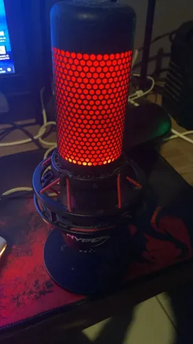 Microfone Condensador Gamer HyperX QuadCast USB