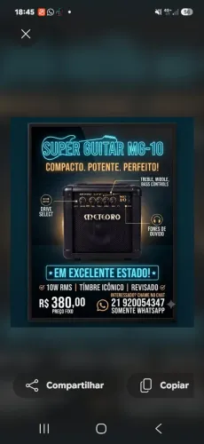 Caixa guitarra ? Meteoro 10MG10