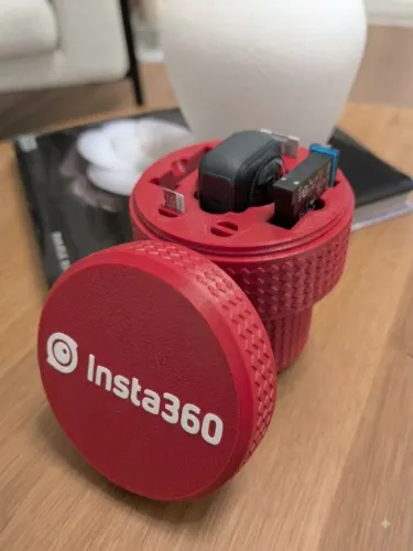 Case Capa Protetora Insta360 X2 X3 X4 X5 Porta Bateria E SD