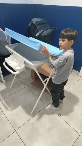 Banheira com trocador