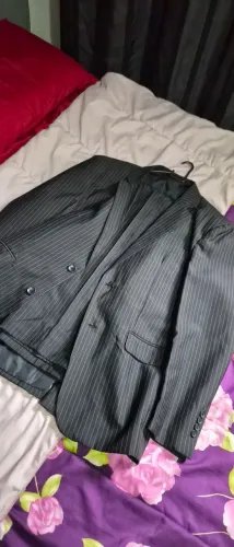 Conjunto de Terno e calça risca de giz. Emporio colombo Novo tamanho G