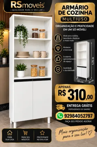 Armário de cozinha multiuso