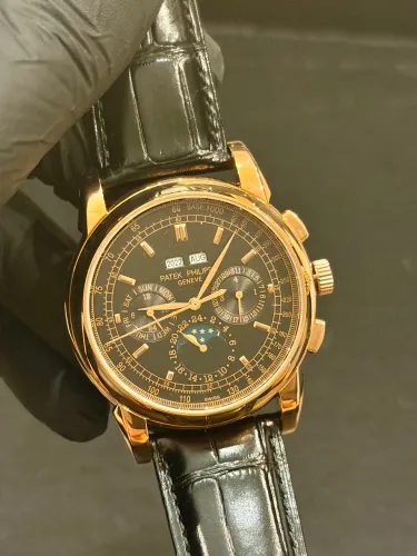Relógio Patek Philippe Complications Rose Gold 42mm Automático Vidro Safira Prem Top