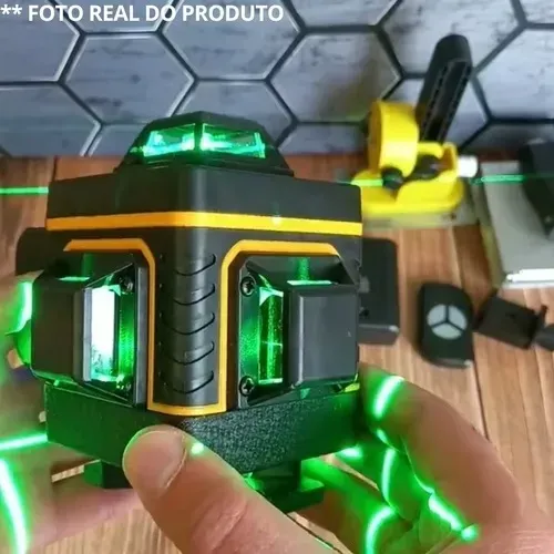 Nivel A Laser Verde Automático 360° 4d 16 Linhas