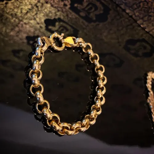 Pulseira Elo Português em Ouro 18k 750