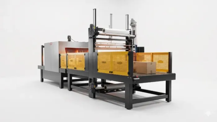 MAQUINA EMBALADORA EMPACOTADORA AUTOMATICA TERMO ENCOLHIMENTO GIMAK  