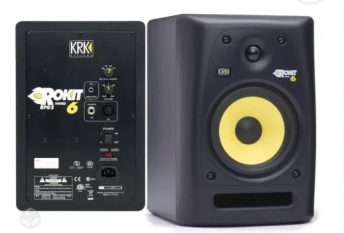  Caixas monitor studio KRK 6" segunda edição 