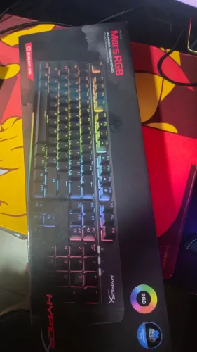 Teclado mecânico hyperx 