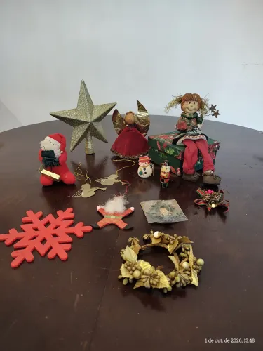 Natal kit com 14  peças diversas natalina