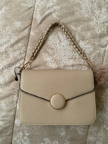 Bolsa Feminina Bege NUNCA USADA