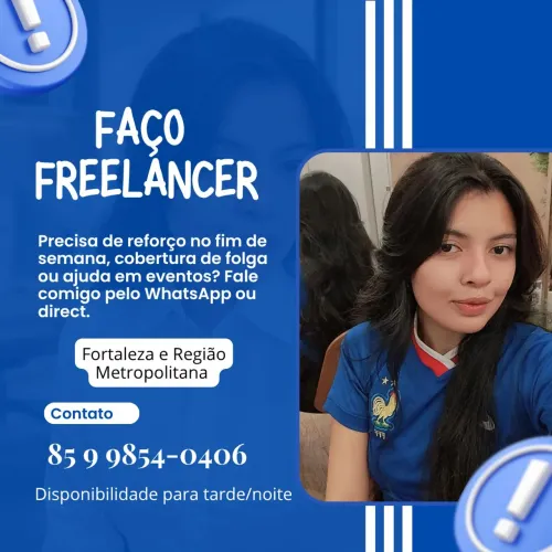 OFEREÇO MEUS SERVIÇOS - Freelancer de Atendimento / Barwoman / Recepção