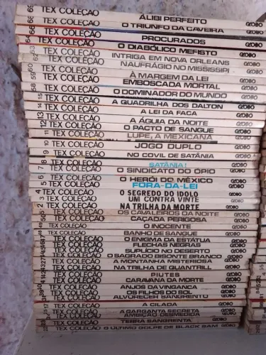 COLETÂNEA COM CERTEZA 86 REVISTA TEX COLEÇÃO, QUE INCLUINDO A RARIDADE N.01 ótimas cond.