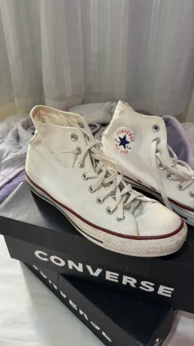 Converse All Star branco, tamanho 38