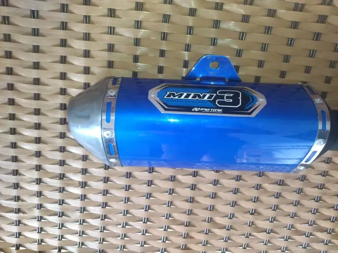 Escapamento Esportivo para Bros - Azul