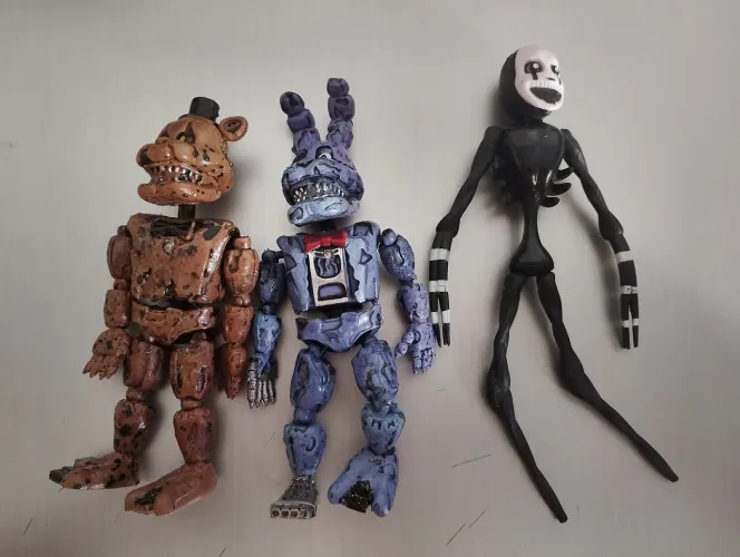 Animatronics do Five nights and Fred 4