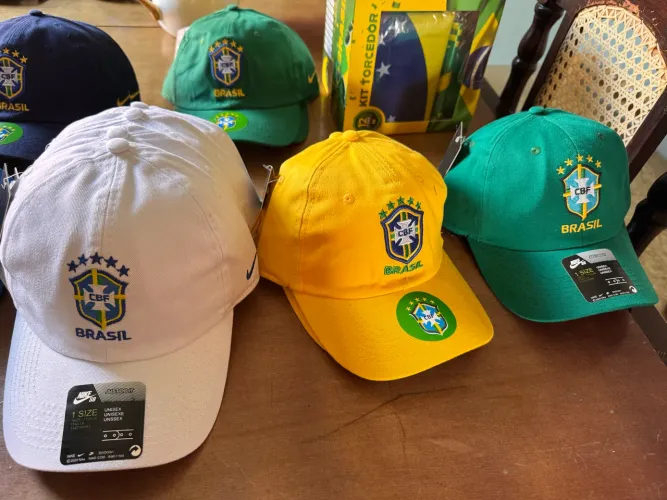 ? Boné Brasil CBF Bordado Premium | Novo | Várias Cores | R$ 35