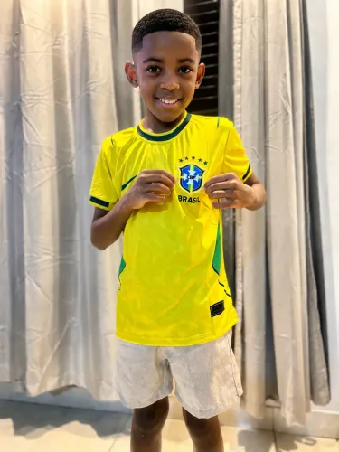 Camisa do Brasil infantil 