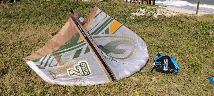 Kite f-one 7m + barra e mochila R$ 1.500