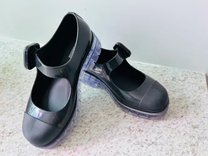 Sapatilha Infantil Mini Melissa Fivela Preta