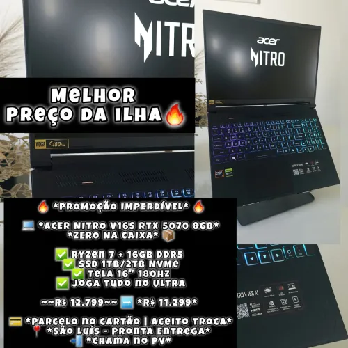 Notebook novo TOPZÃO