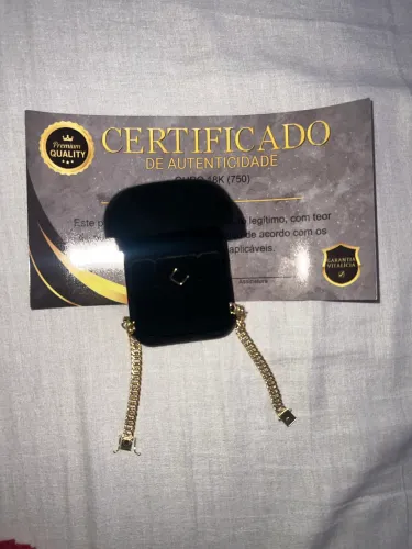 Pulseira de ouro 18k