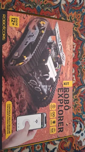 Kit Robô Explorer Robocore completo com caixa