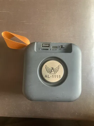 Caixa de som al-1115 com cabo e fonte 5v