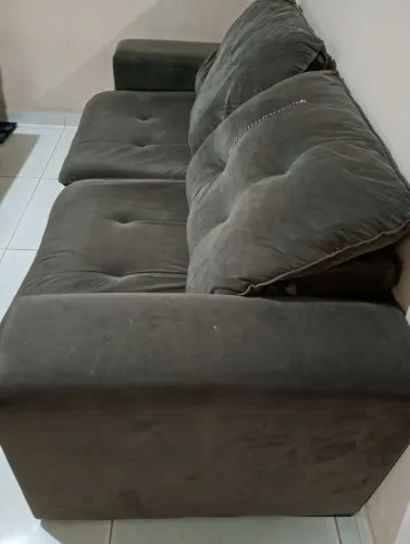 Sofá reclinável 3 lugares 