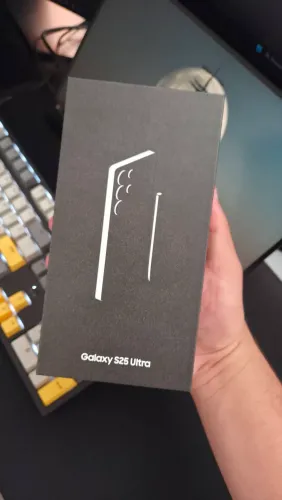 (Lacrado) S25 Ultra Samsung Galaxy 5G, 256GB, 12GB RAM Titânio Preto