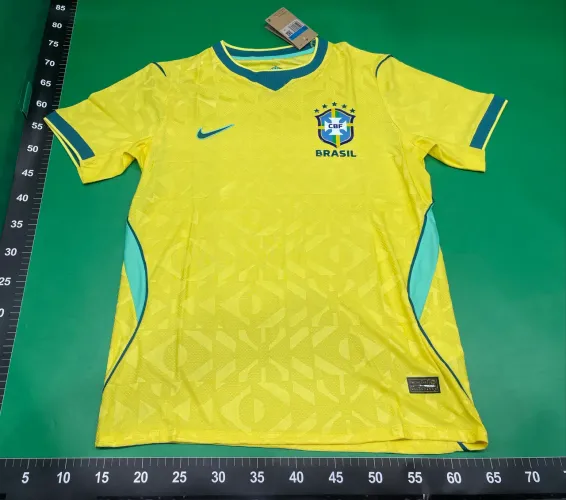 Camiseta do Brasil Amarela 2026 (JOGADOR) Camisa da Seleção Brasileira Amarela
