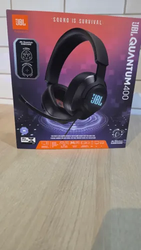 Headset JBL over-ear Gamer Quantum 400 LED 