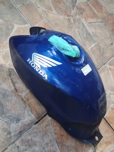 TANQUE + BANCO TITAN 150 AZUL