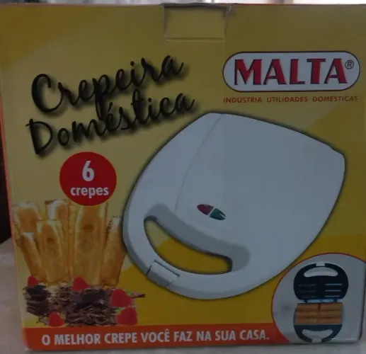 Crepeira elétrica - Faz 6 crepes ao mesmo tempo - 110V