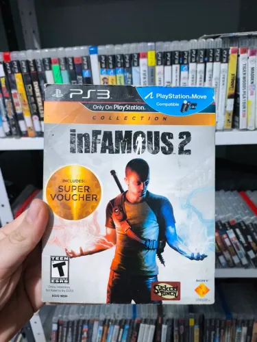 Infamous 2 capa de papelão ps3