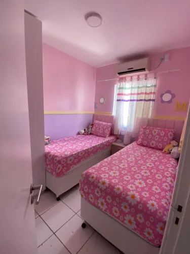 Cabeceira de cama solteiro Rosa