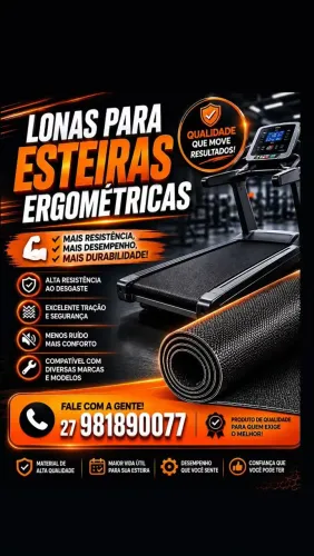 Lona para esteira